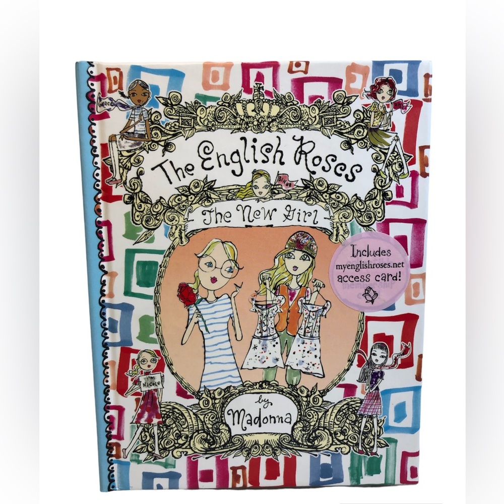 The English Roses Series Book 3 The New Girl by Madonna (2007, Hardcover)